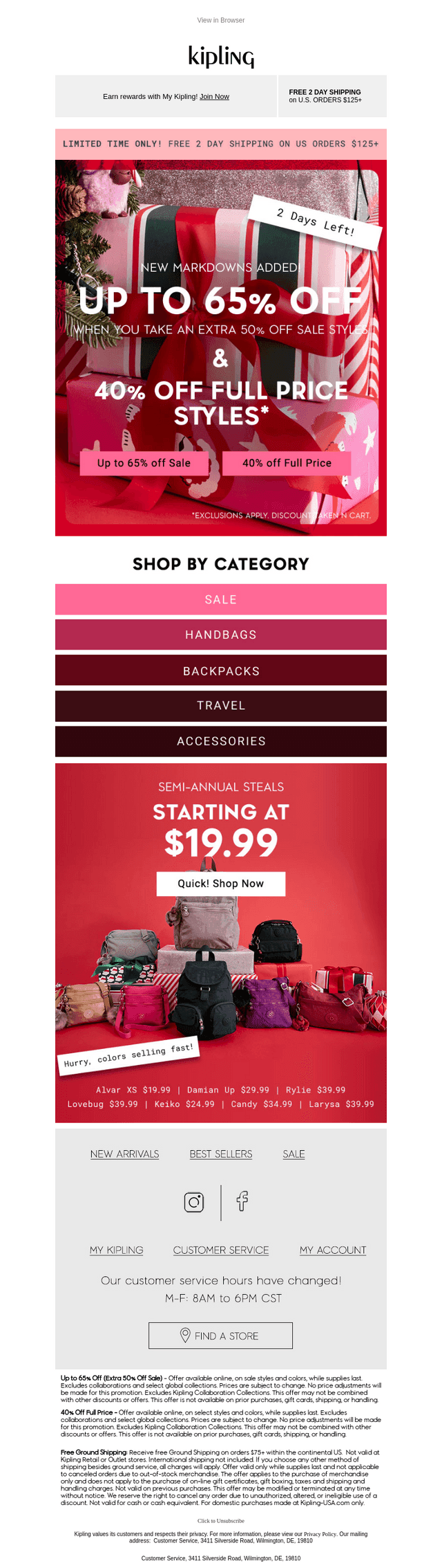 2 Days Left! Up to 65% Off!