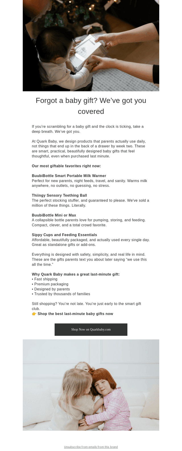Faire email from Tue, Dec 16, 2025