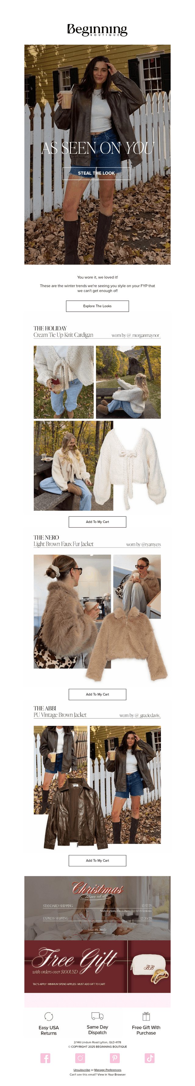 , We Loved This Look On You!