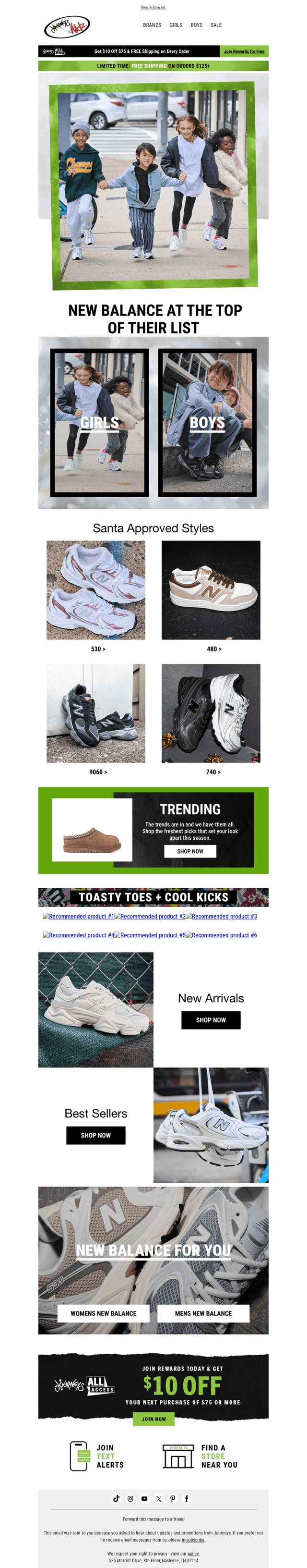 Gifting goals: New Balance