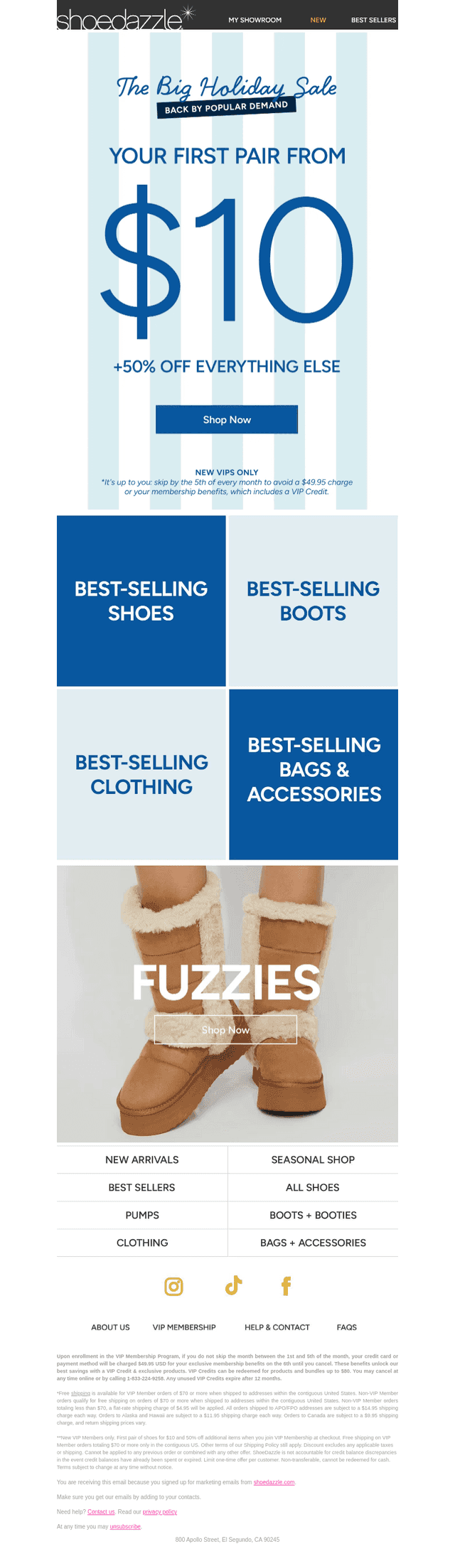 HURRY, : Shoes From $10!