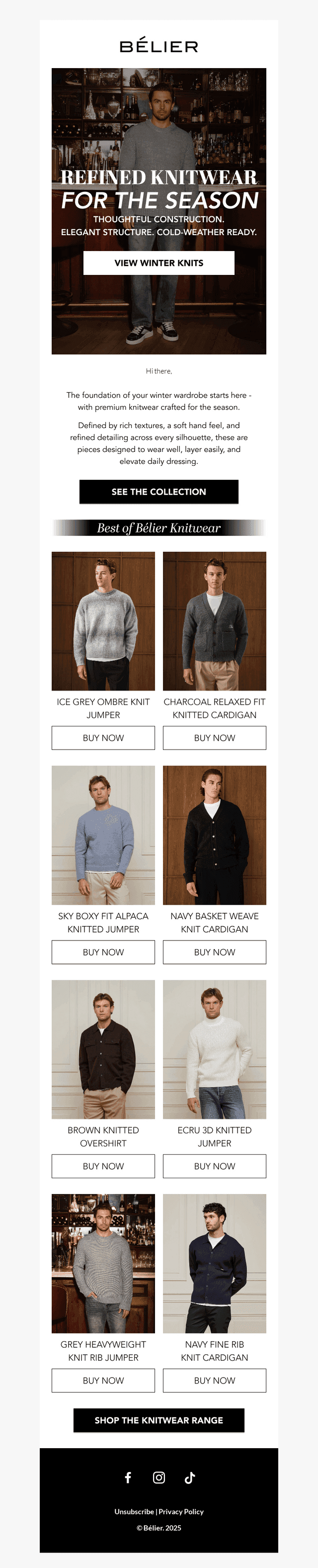 Knitwear Built for Winter