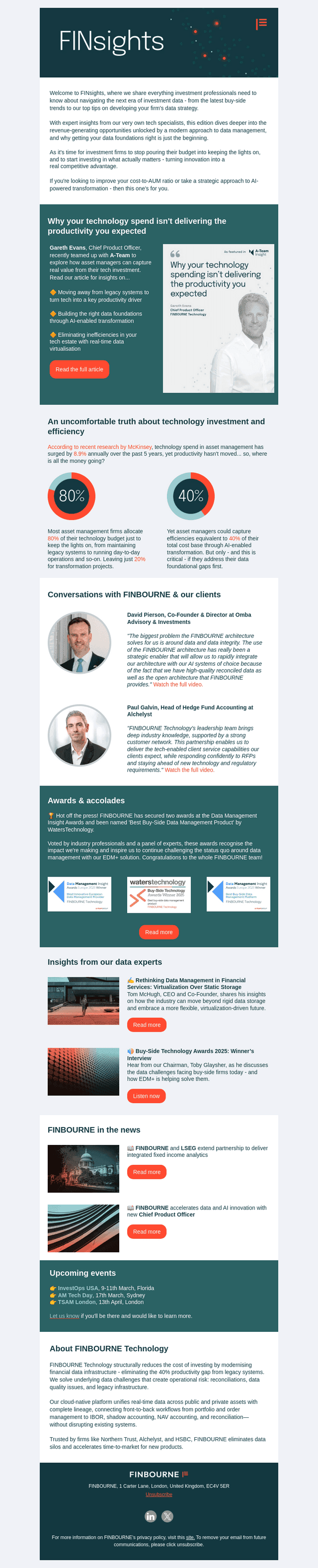FINBOURNE Technology email from Thu, Dec 18, 2025