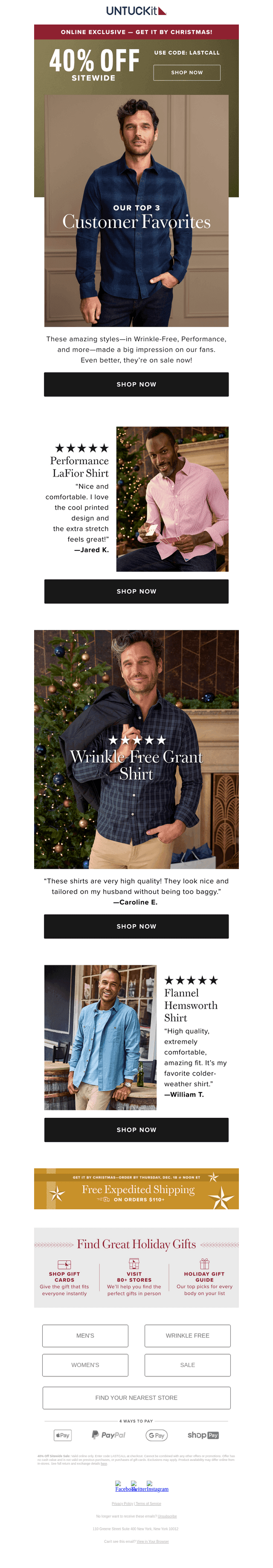 40% Off In Time For Christmas!