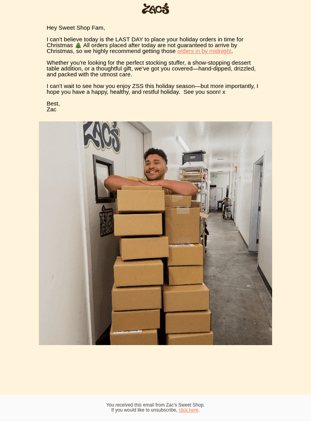 Zac checking in with an UPDATE!!