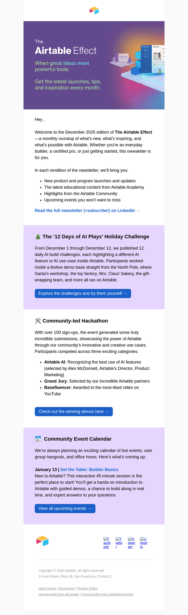 The Airtable Effect: December roundup—AI plays + events
