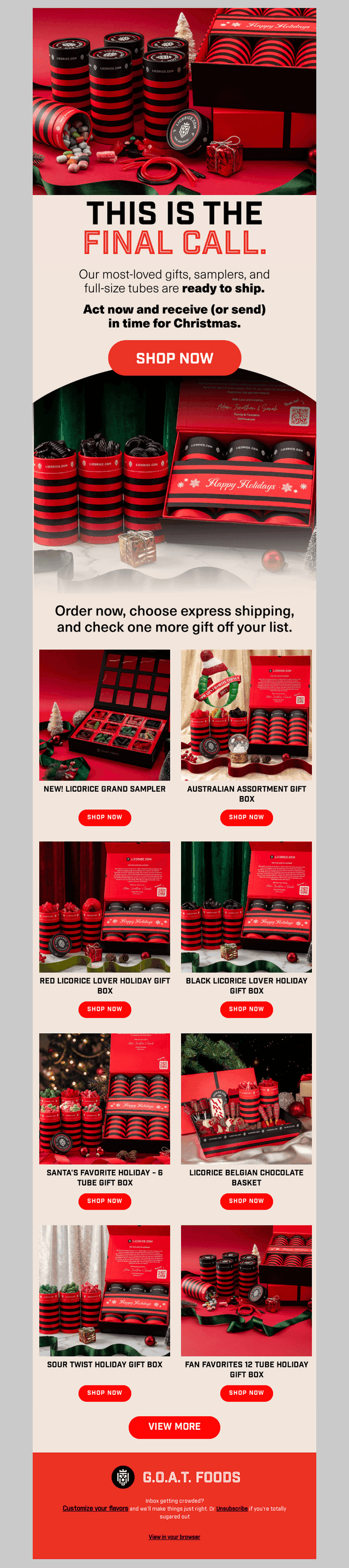 This Is It: Christmas Delivery Ends Tonight