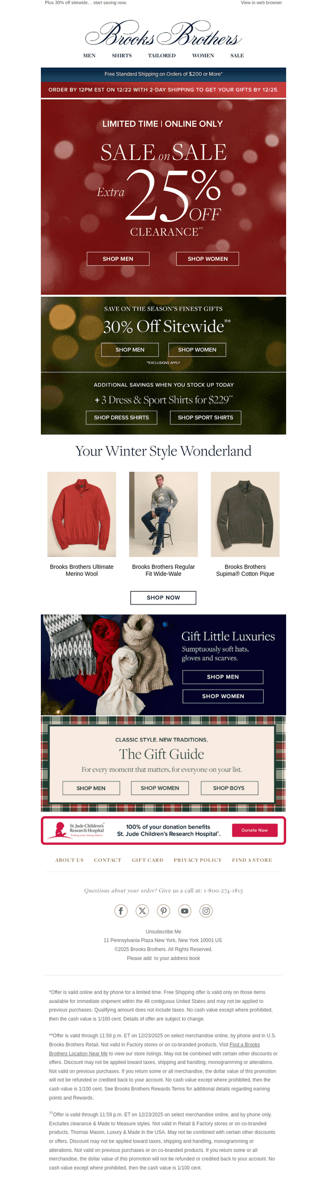 Extra 25% off clearance right now