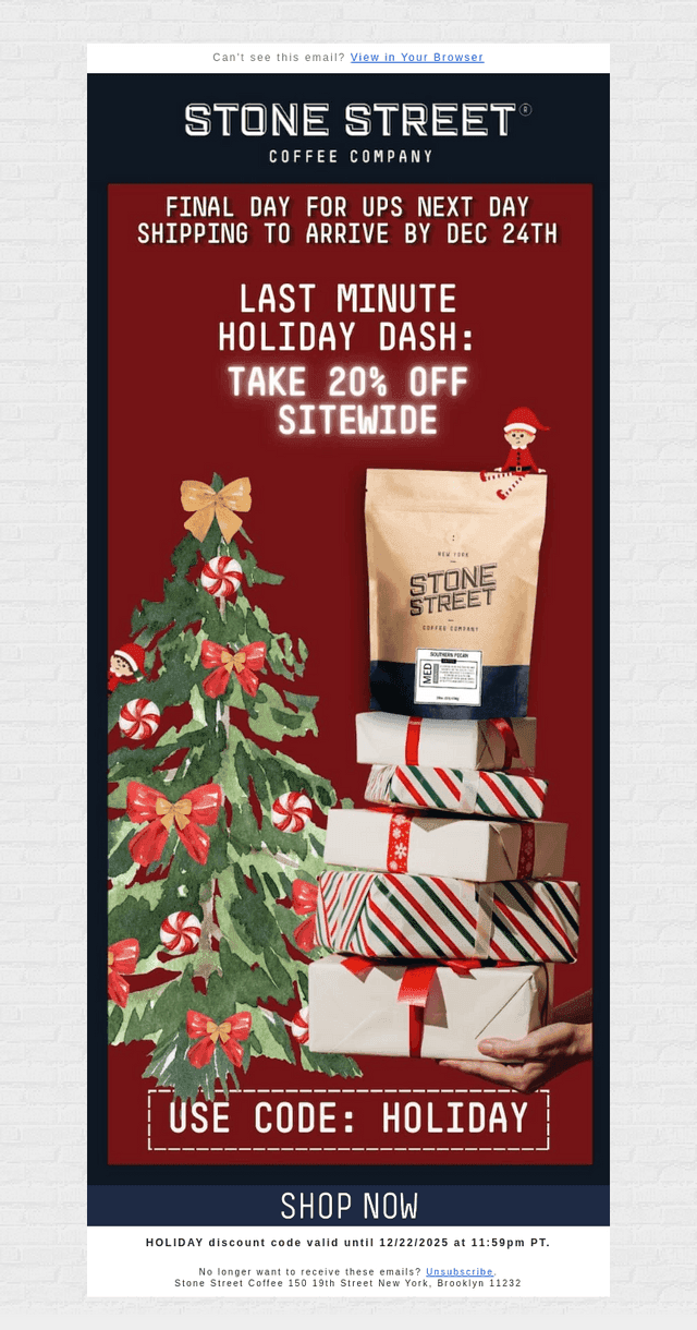 🚨 20% OFF All Coffee Ends Soon!