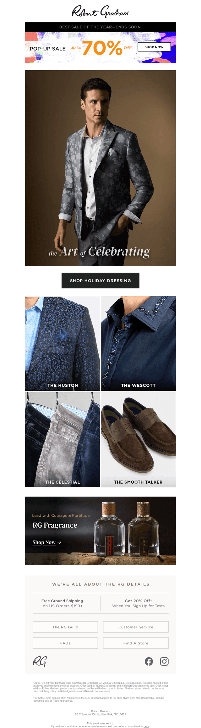 Holiday Dressing, head to toe.
