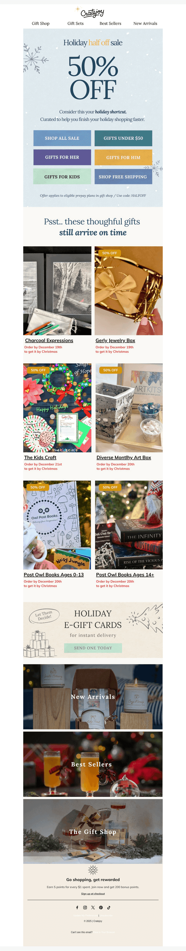 Cratejoy email from Fri, Dec 19, 2025