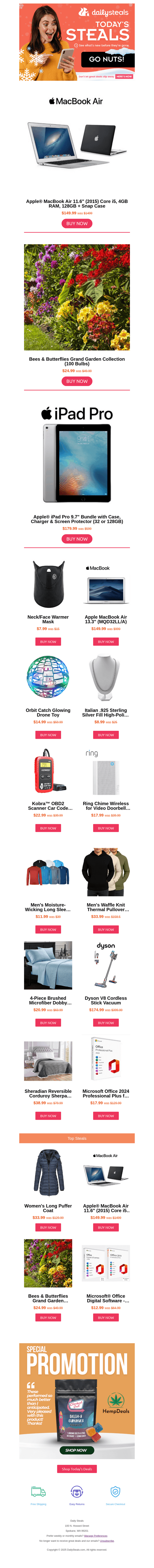 Your Friday Steals Just Went Live