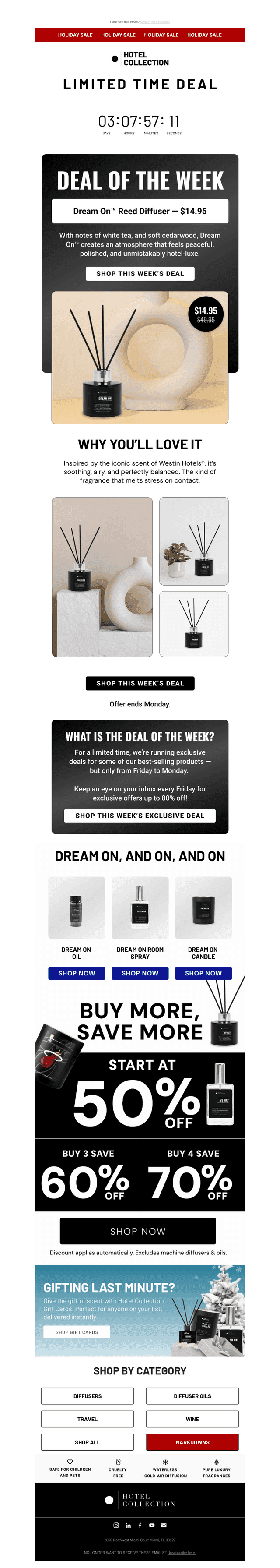 Dream On Reed Diffuser, Just $14.95