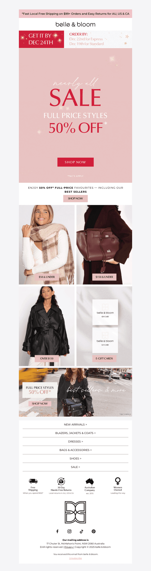 It Begins… 50% Off Nearly Everything