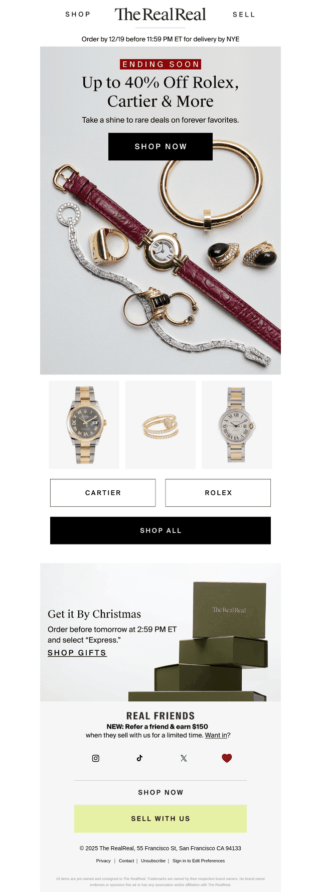 Cartier on sale?!