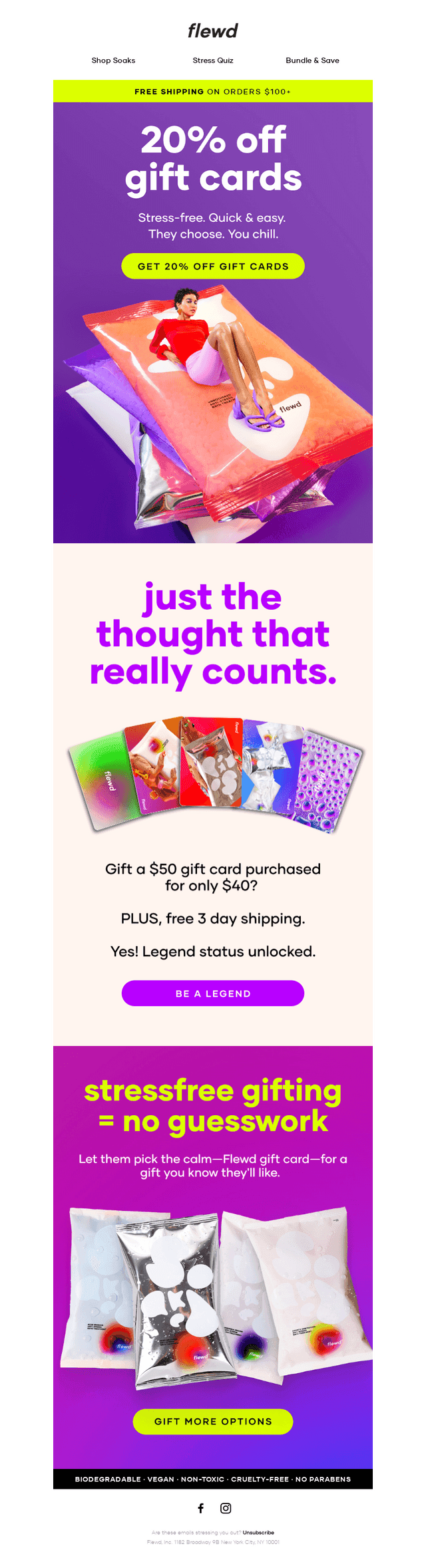20% off Gift Cards