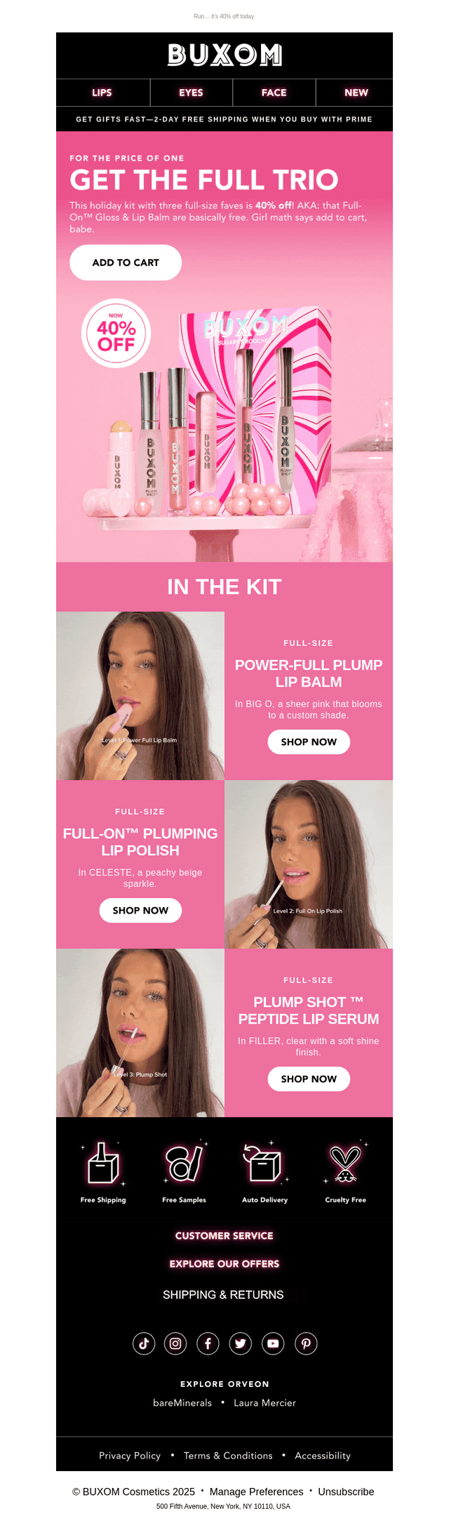 It’s like getting a FREE gloss + balm