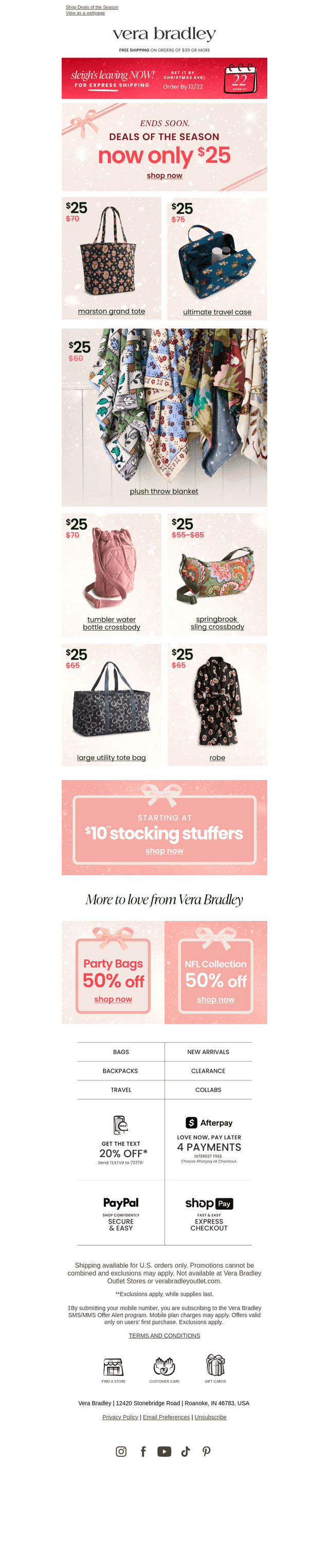 $25 DEALS END SOON!