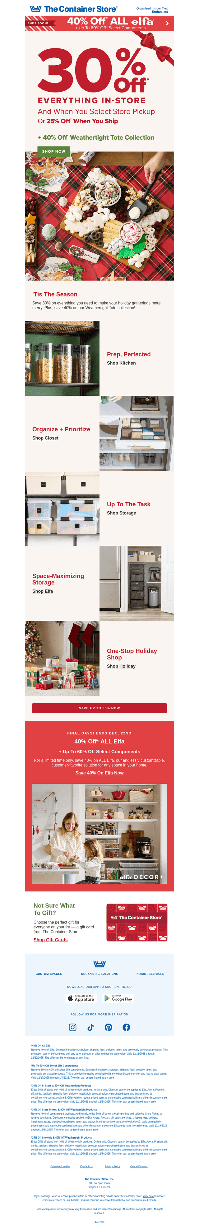 Joyful Savings! 30% Off Storewide.