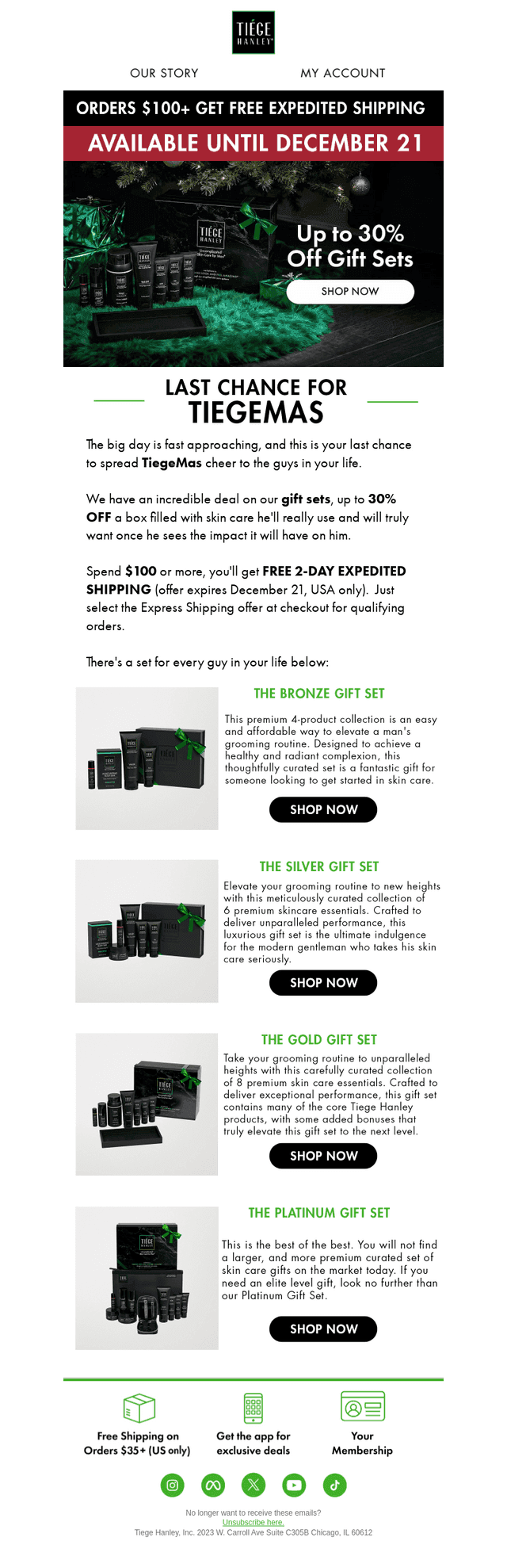 🎄🎁 Last Chance for TiegeMas