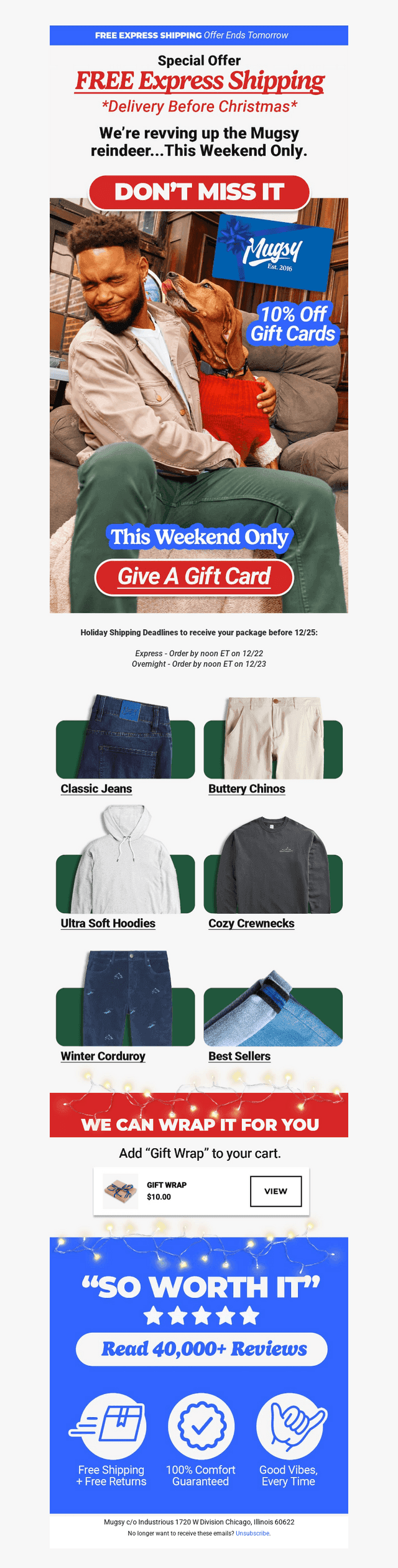 Get Express Shipping FREE