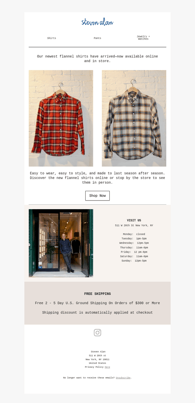 New Flannel Shirts, Just Arrived