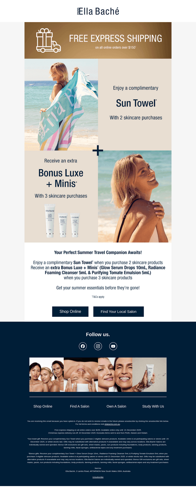 FREE Express Shipping* Ends Midnight!