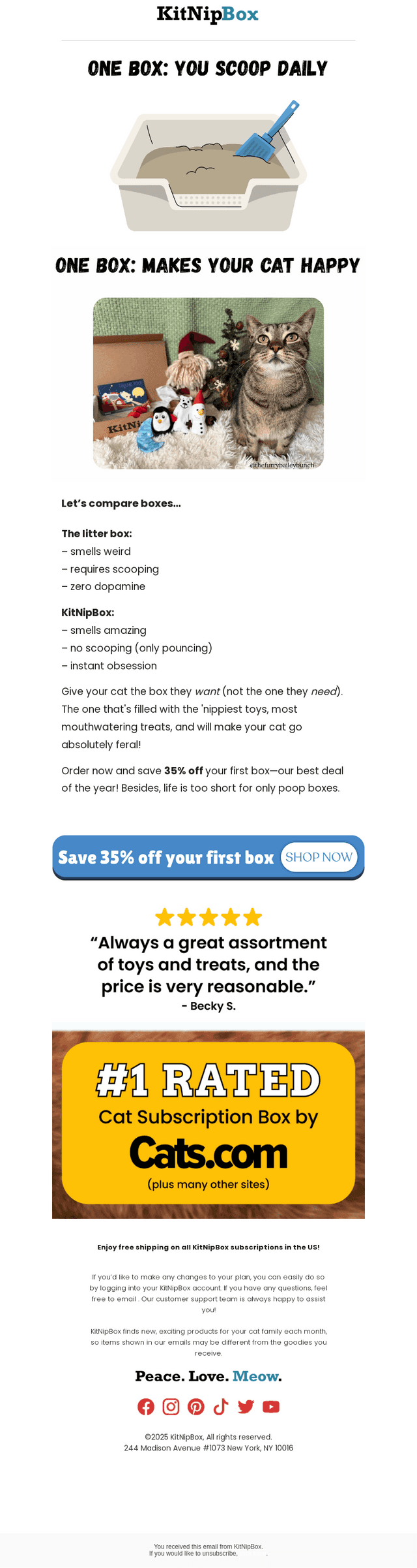 KitNipBox email from Sat, Dec 20, 2025