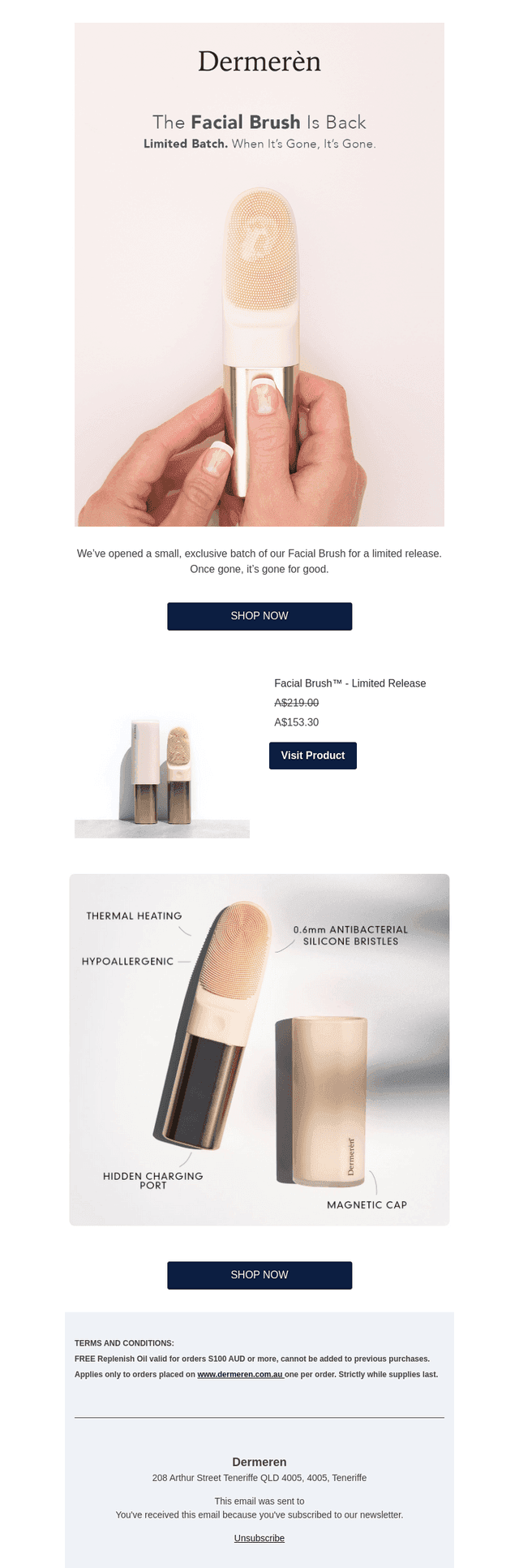 The Brush Is Back. Limited Batch. Final Chance