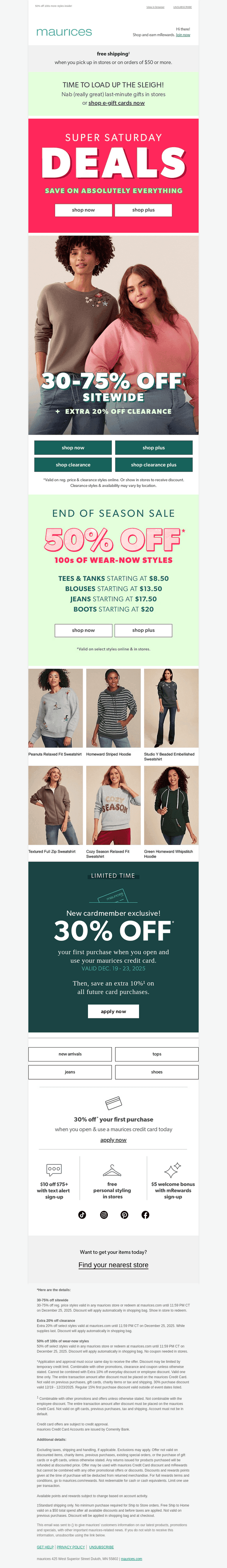 Countdown to 🎅🎄 with 30-75% off sitewide!