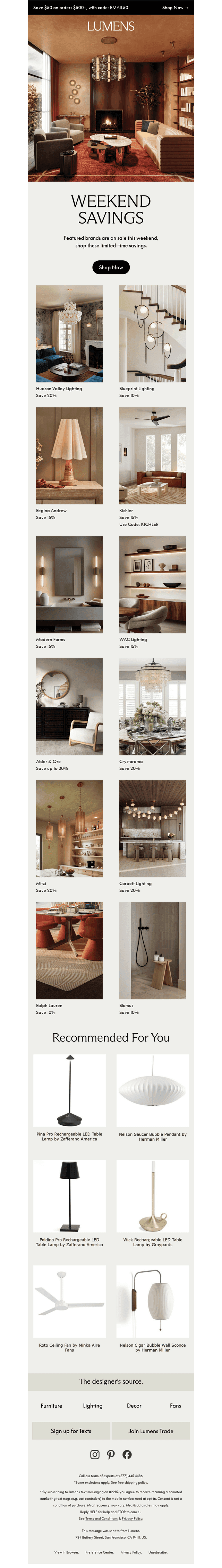 Weekend Savings End Soon