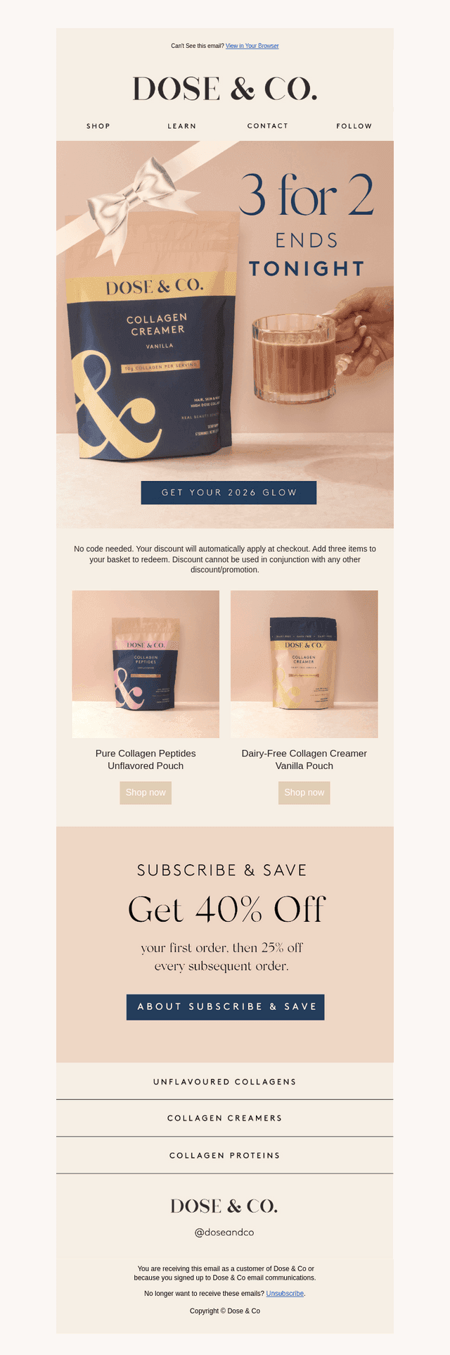Last chance for 3 for 2! ✨