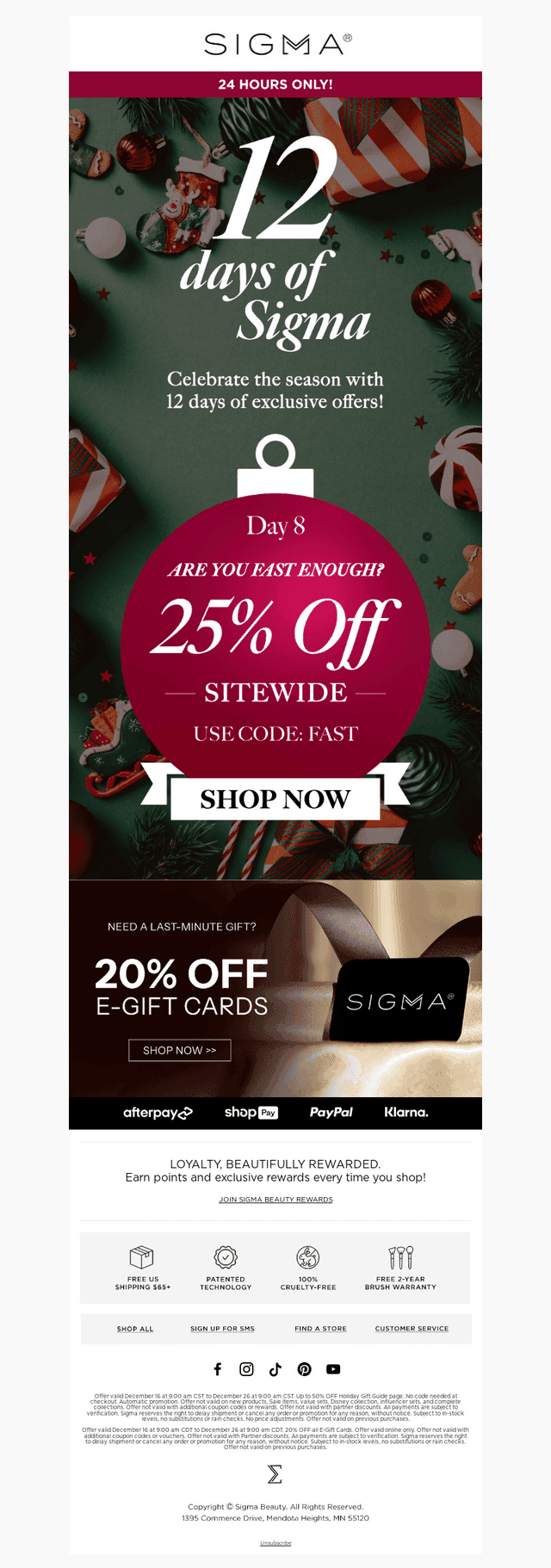 DAY 8: A Fast & Festive 25% Off! 🎄