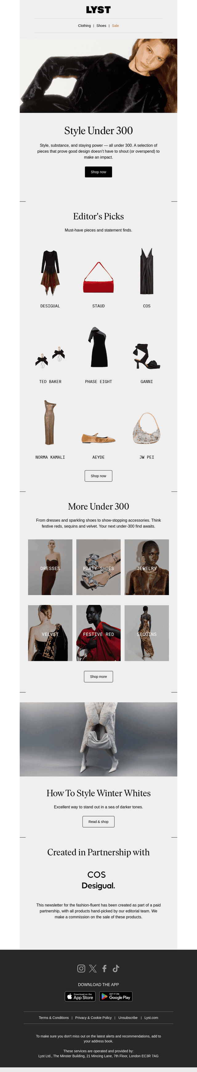 Your Party Look. Under 300