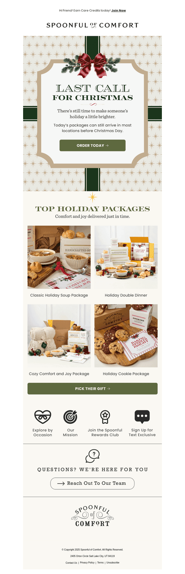 Final Hours for Holiday Delivery