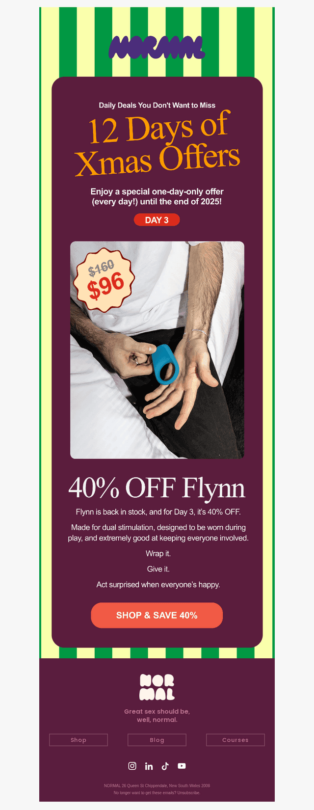 Day 3: Flynn is BACK with 40% OFF!