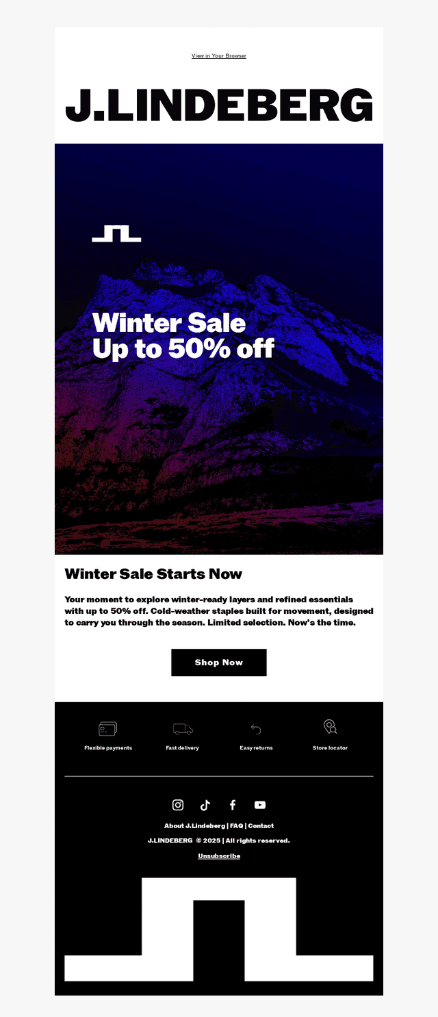 Winter Sale Is Live