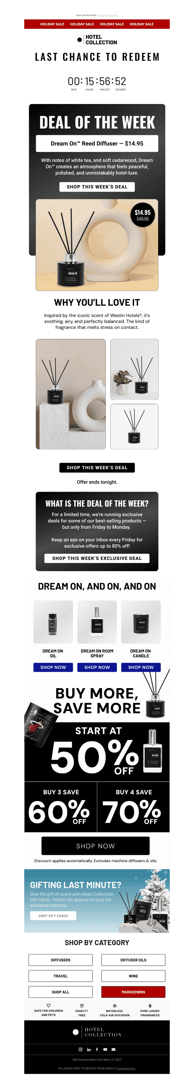 Last Chance: Dream On Reed Diffuser