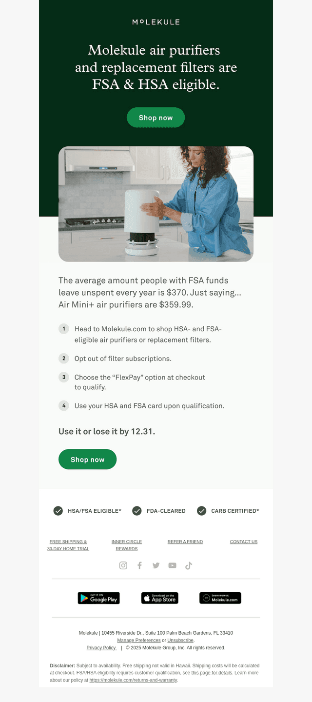 Don’t let those FSA/HSA dollars disappear 💸
