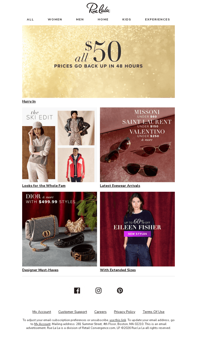 $50 {Will Not Last} Plus, Dior & More
