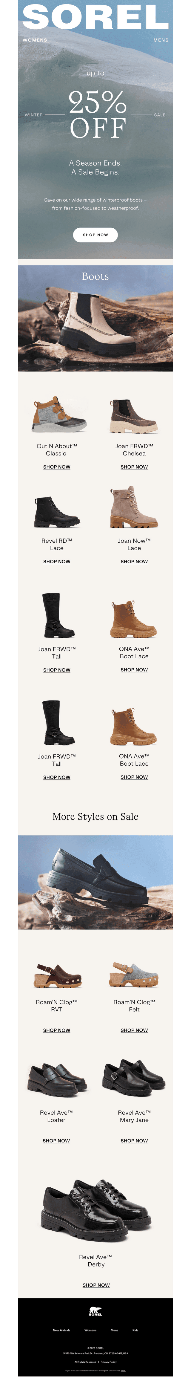 Winter Sale Starts Now