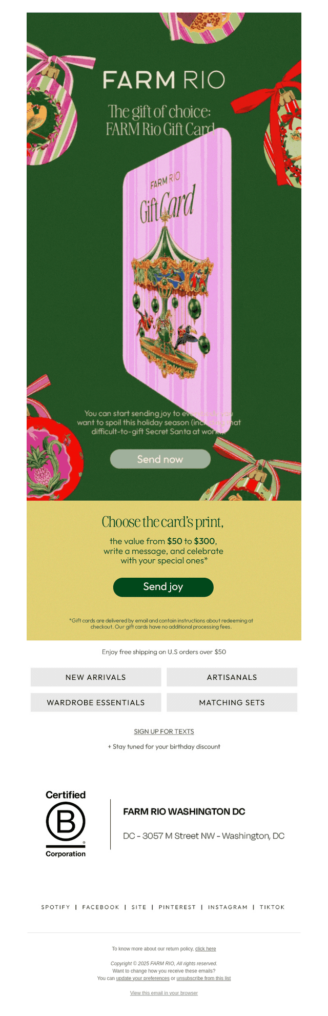 FARM Rio email from Tue, Dec 23, 2025