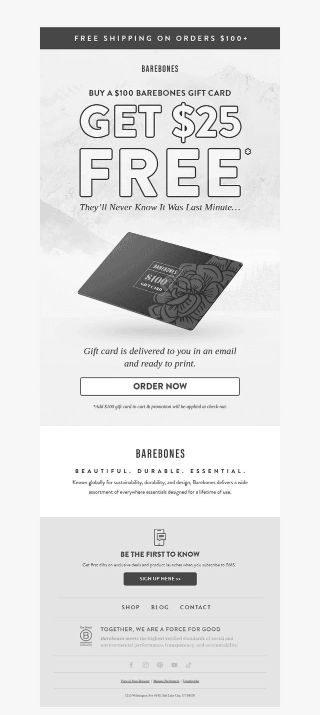 🎁 Last-Minute Gift Card Deal!