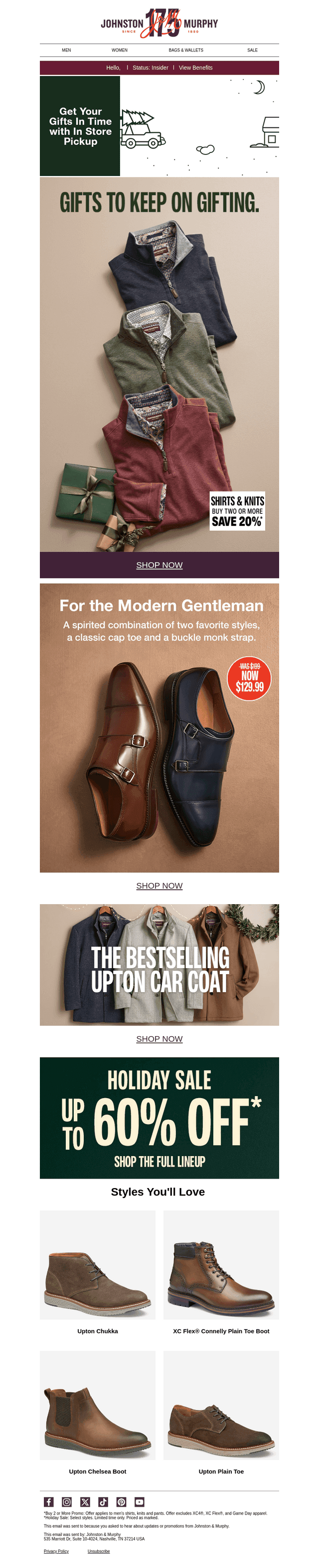 Gifts to Pick Up In Store