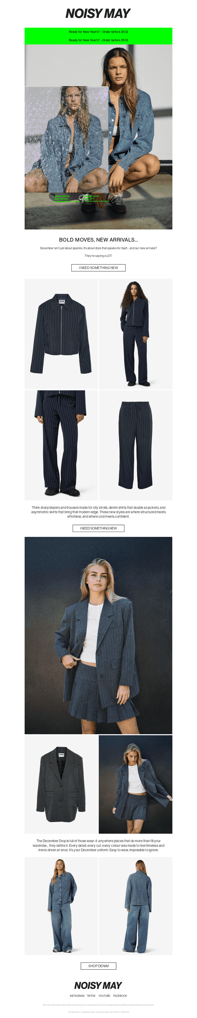 Noisy mood, new fits