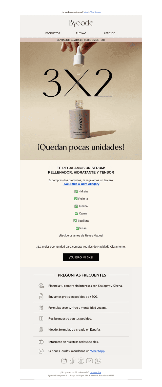 ¡3X2 PARA TI!