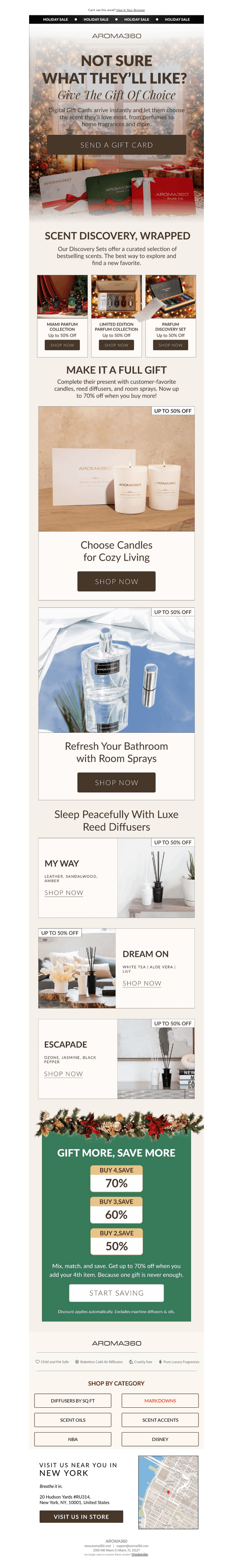 Aroma360 email from Tue, Dec 23, 2025