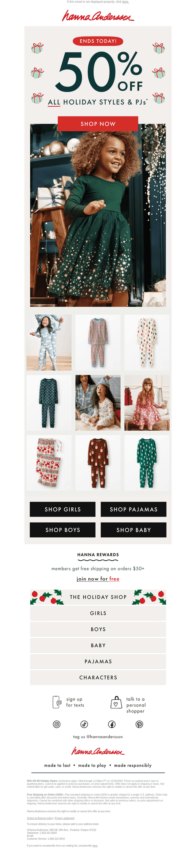 LAST CHANCE! 50% Off