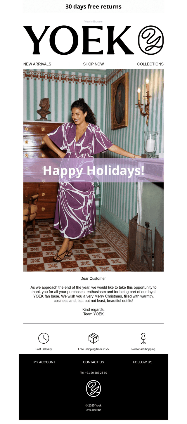 Happy holidays from YOEK