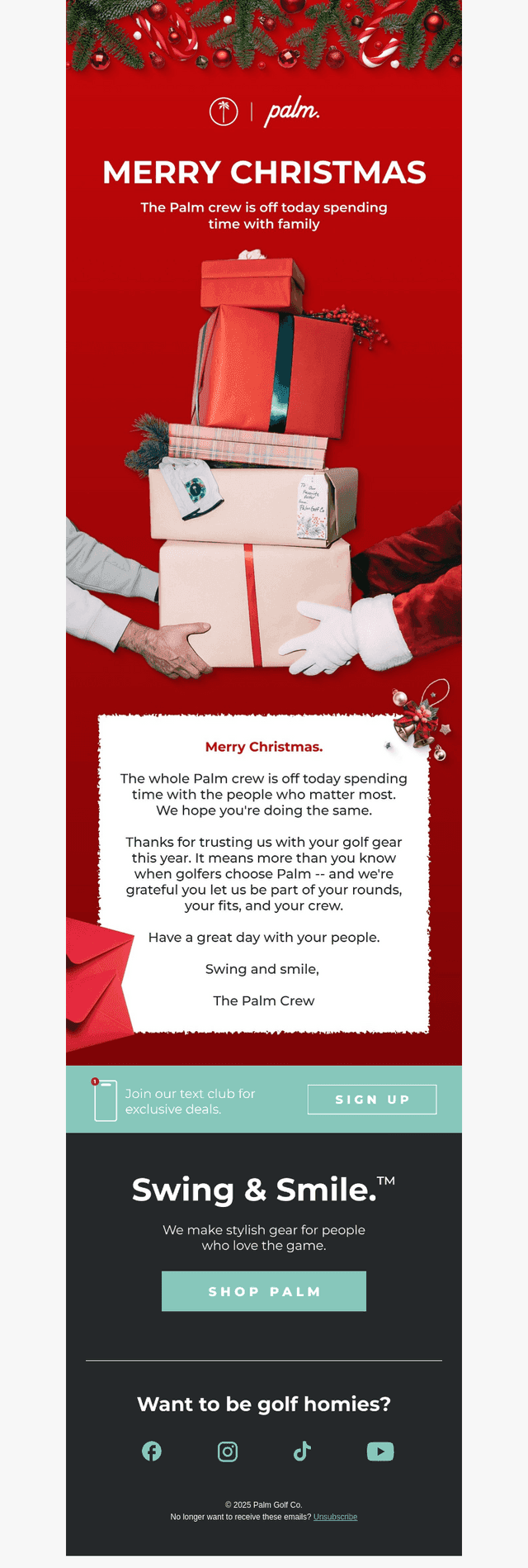 Merry Christmas from Palm